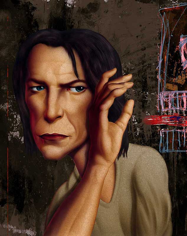 David Bowie illustration