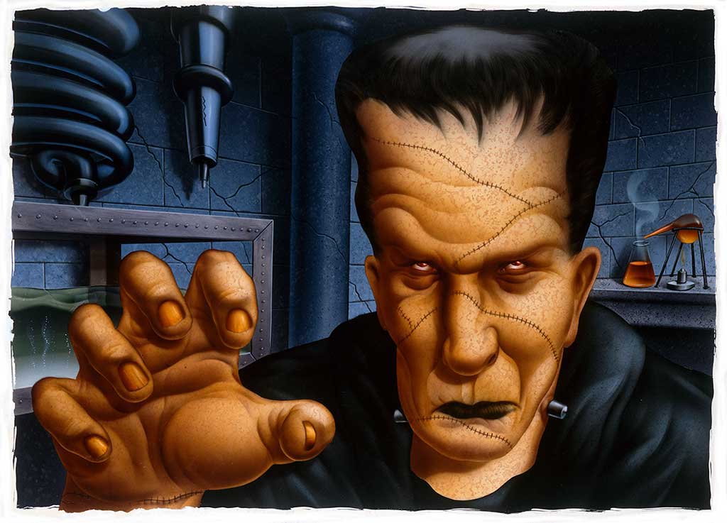 Frankenstein's Monster illustration